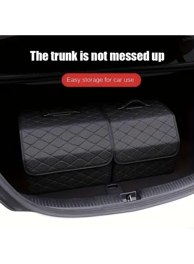 Collapsible Car Trunk Organizer Box Foldable Storage 21 6x11 8x11 8in Large Durable Black - Image 4